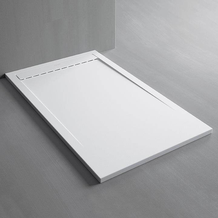 DOUCHEBAK - COMPOSIET - 160X90X3 cm - WIT