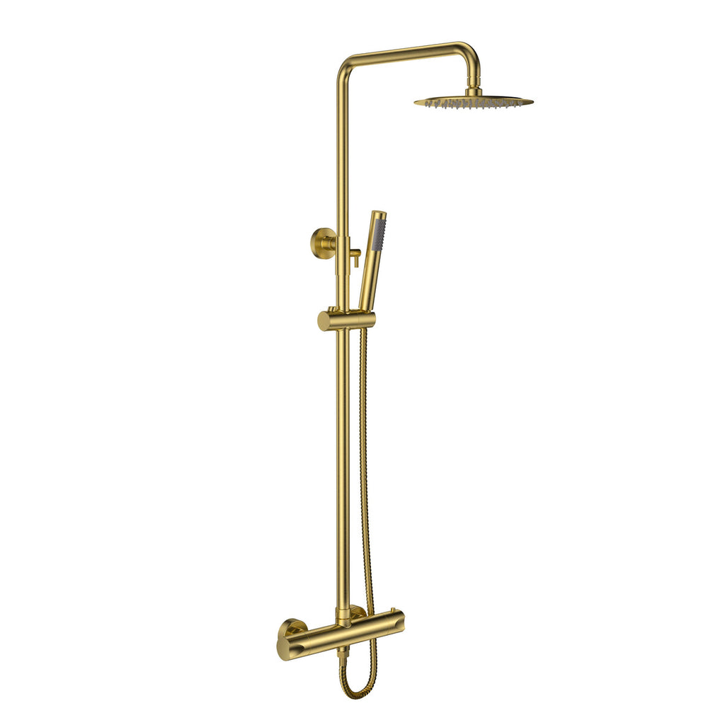 Regendoucheset Rond Ø25cm Goud