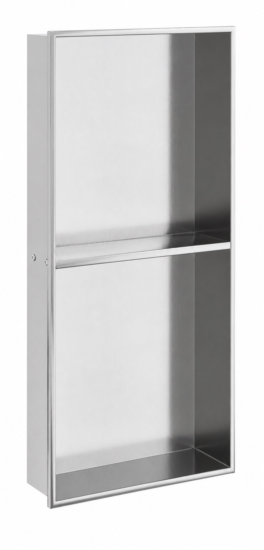 Inbouwnis RVS 60 x 30 x 10mm met tussenscheiding