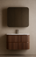 Badkamer Meubel set 100 x 49 x 56,5 incl. lavabo 100 x 50 (TWINCURVA III)