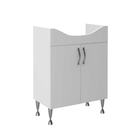 ALONI ALECO WASTAFELONDERKAST - STAAND - 2 DEUREN - 62X84X45,5CM - WIT