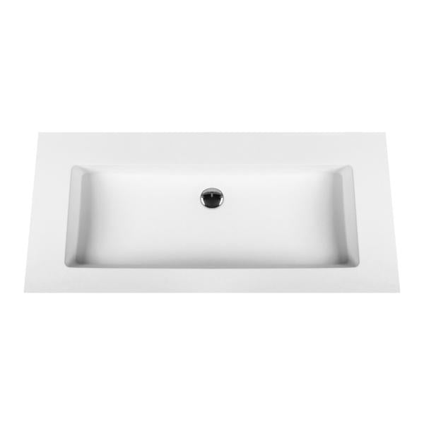 ALONI SOLID SURFACE WASTAFEL ZONDER KRAANGAT ( )