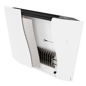 ELEKTRISCHE RADIATOR WIT MUUR MET STEKKER+ PROGRAM 2000W-BxH:119x56,5
