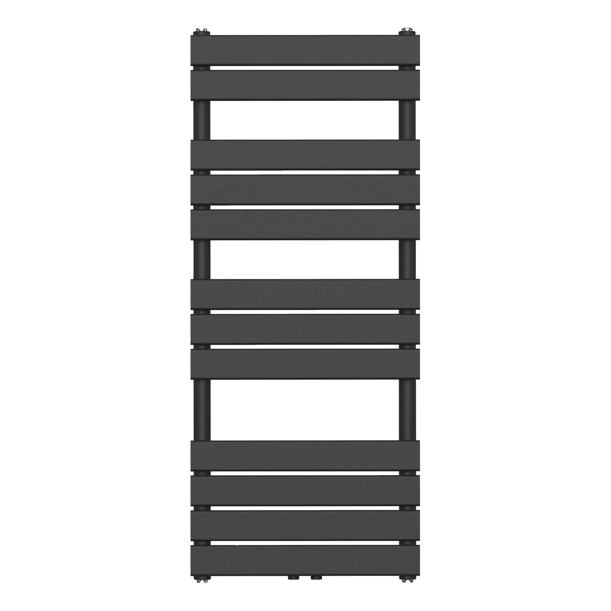 HANDDOEK RADIATOR MIDDEN AANSLUITING ZWART