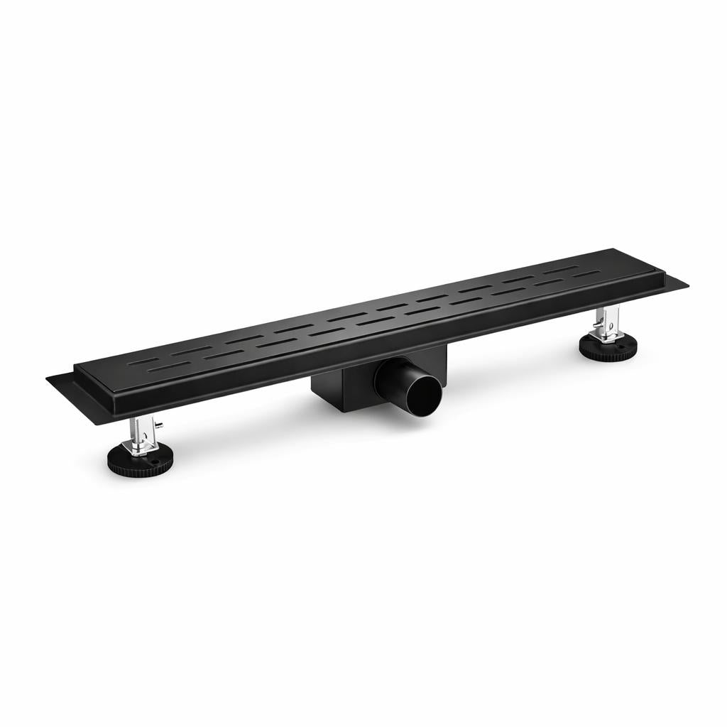 Douche goot 100cm Mat zwart