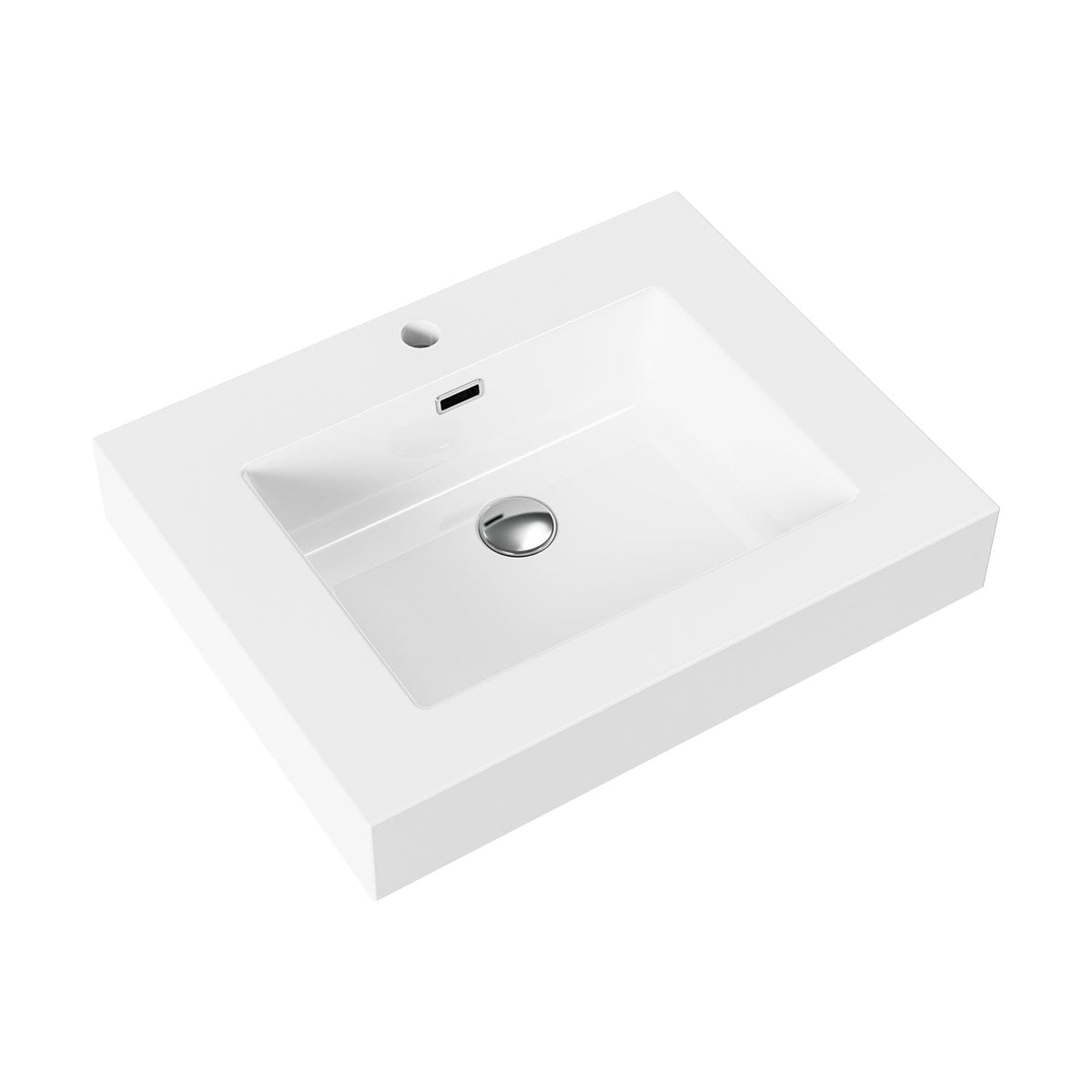 ALONI WASTAFEL - 1 WASBAK - MET OVERLOOP - 1 KRAANGAT - KUNSTMARMER