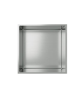 ALONI INBOUWNIS (300X300X100MM) - GEBORSTELD RVS