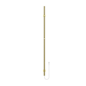BELRAD ELEKTRISCHE STAAFHANDDOEKDROGER - ENKEL - MET DIGITALE, PROGRAMEERBARE THERMOSTAAT - 60W - Ø2,5CM - 150X6,3X12,7 CM - GEBORSTELD GOUD