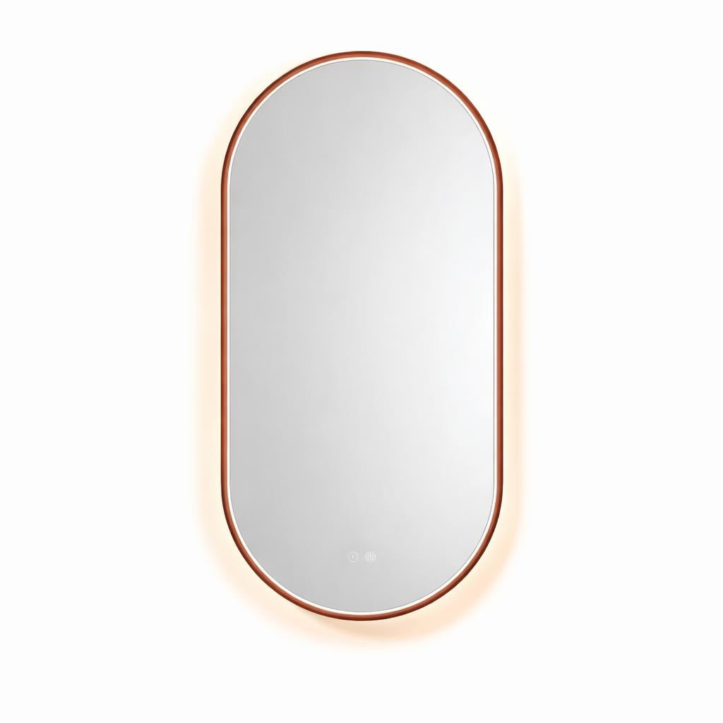 LED SPIEGEL OVAAL 50x100 met anticondensfunctie