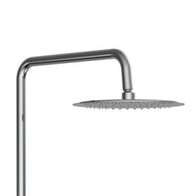 ALONI OPTIMA RONDO REGENDOUCHESET - THERMOSTATISCH - OPBOUW - COOL TOUCH - BELGAQUA - CHROOM