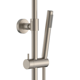 ALONI OPTIMA RONDO REGENDOUCHESET - THERMOSTATISCH - OPBOUW - COOL TOUCH - BELGAQUA - GEBORSTELD RVS