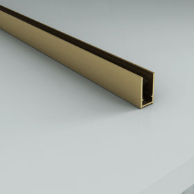 ALONI MUURPROFIEL VOOR DOUCHEWAND - 200 CM - GEBORSTELD GOUD