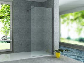 ALONI GLASWAND VOOR INLOOPDOUCHE - 1000 X 2000MM - HELDER GLAS
