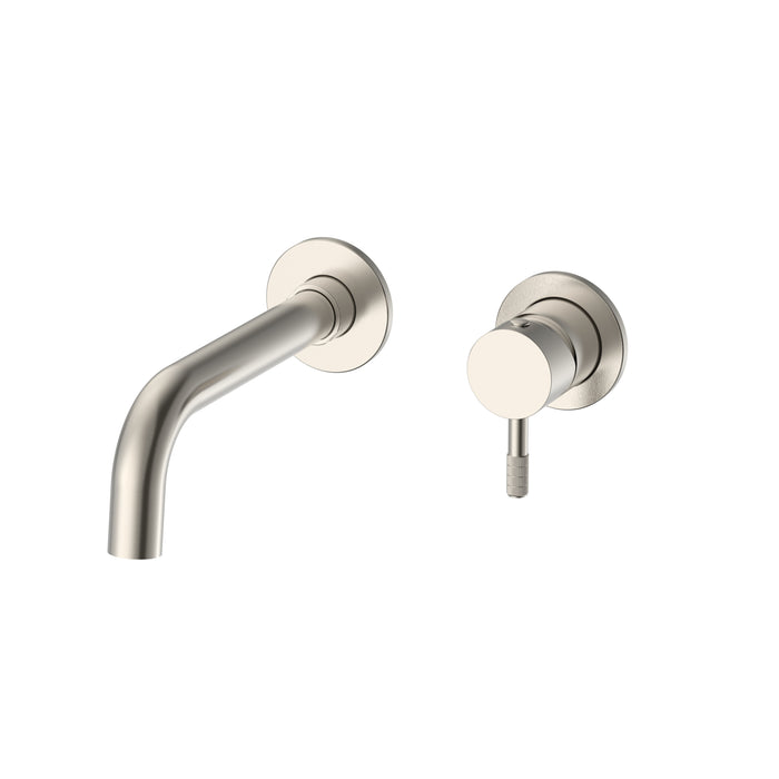 STRIA AFBOUWDEEL WASTAFELMENGKRAAN - COLD START - INBOUW - HENDEL MET VERFIJNDE RIBBELSTRUCTUUR - ZONDER AFVOERPLUG - GEBORSTELD RVS