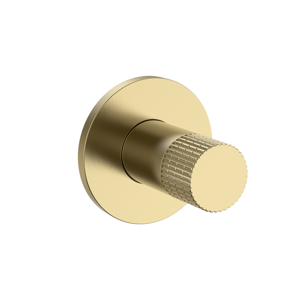 STRIA BIDETKRAAN - KOUD WATER - KNOP MET VERFIJNDE RIBBELSTRUCTUUR - (PVD)