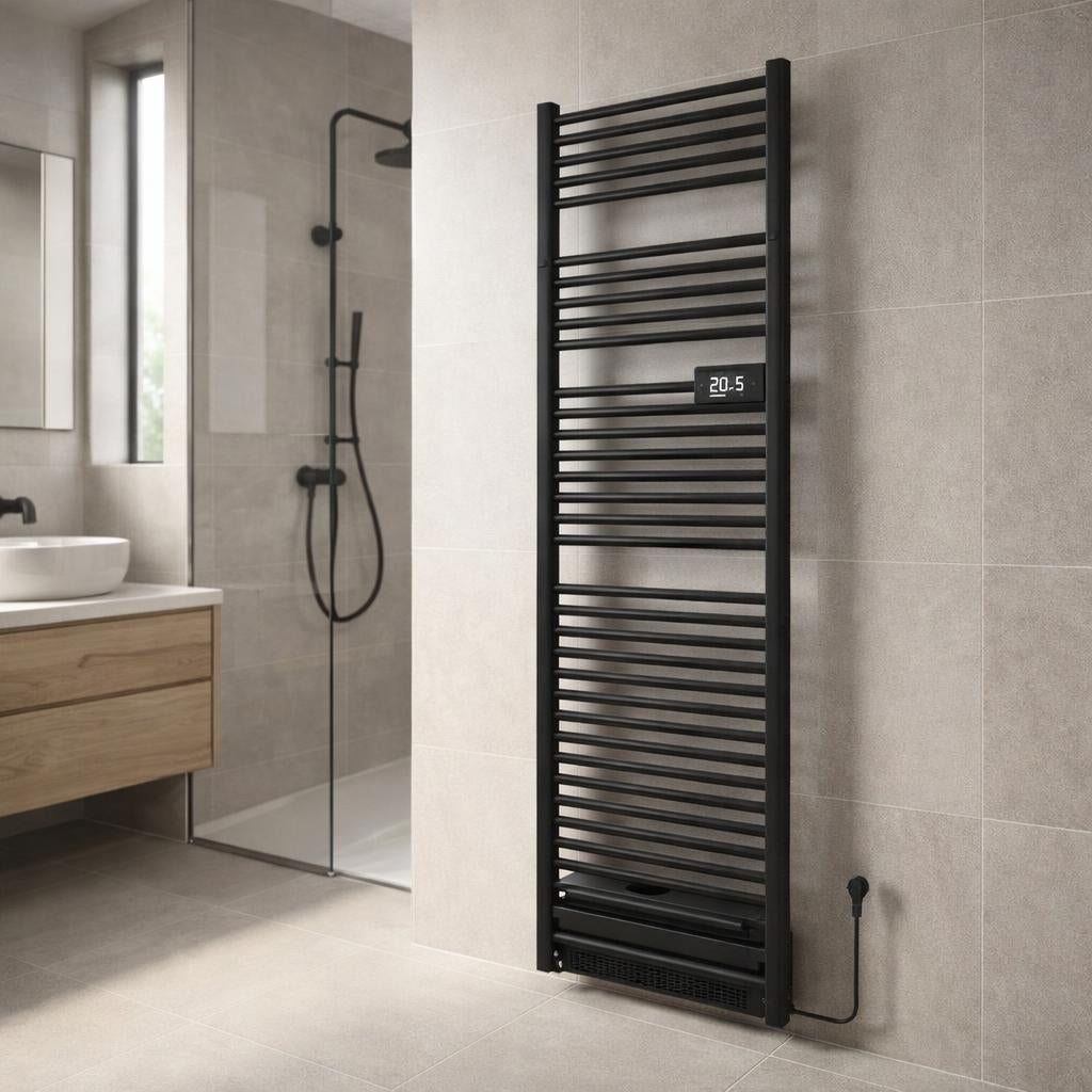 Elektrische handdoekradiator met blower