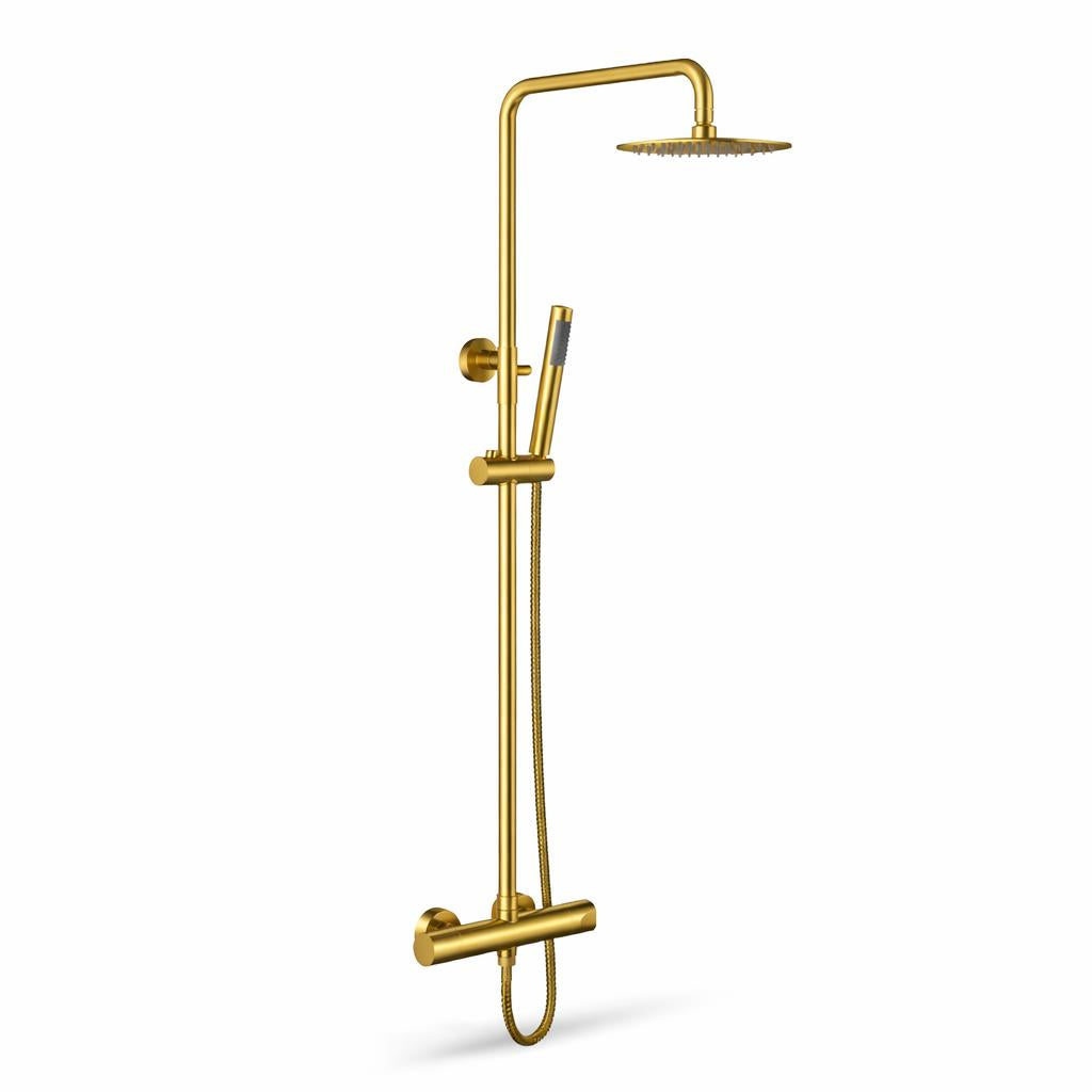 Regendoucheset Rond Ø25cm Goud