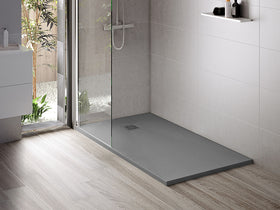 ALONI MADISON DOUCHEBAK - COMPOSIET - 100X100X3CM - MAT GRIJS