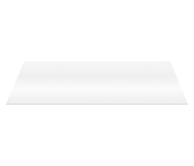 ALONI WASTAFELTABLET MDF (118.4X45.5X2.6 CM) - GLANZEND WIT