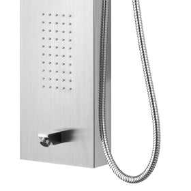 ALONI THERMOSTATISCHE DOUCHEPANEEL MAT CHROOM